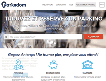 Tablet Screenshot of parkadom.com